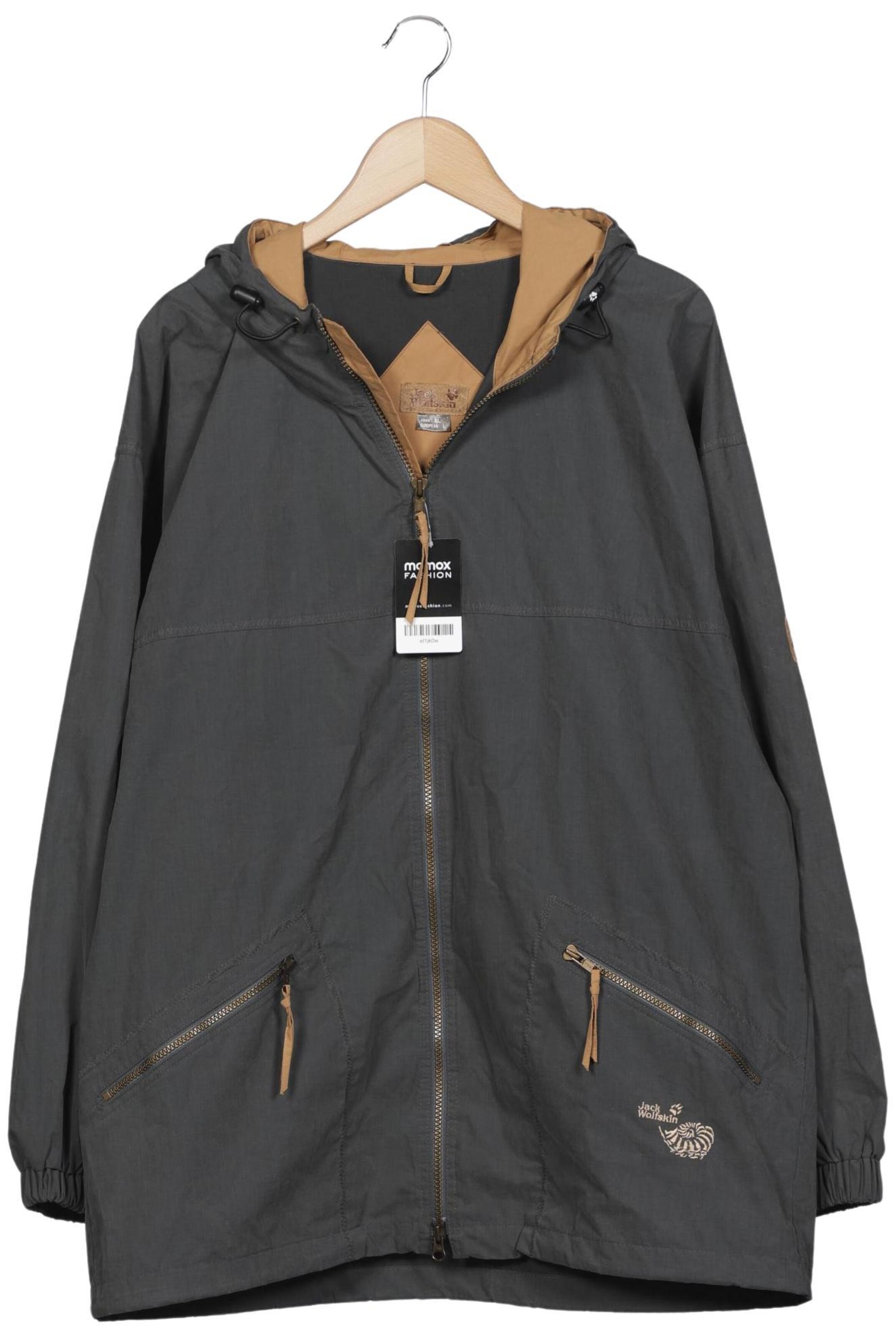 JACK WOLFSKIN Jacket & Coat in L in Grey: front