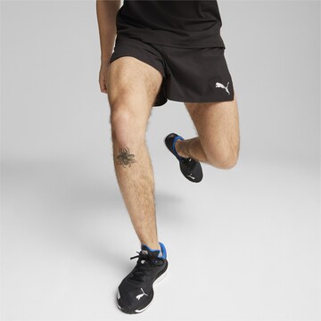 PUMA Regular Workout Pants 'RUN ULTRAWEAVE 3' in Black: front