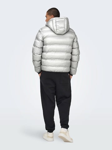 Giacca invernale 'ONSUNION' di Only & Sons in grigio