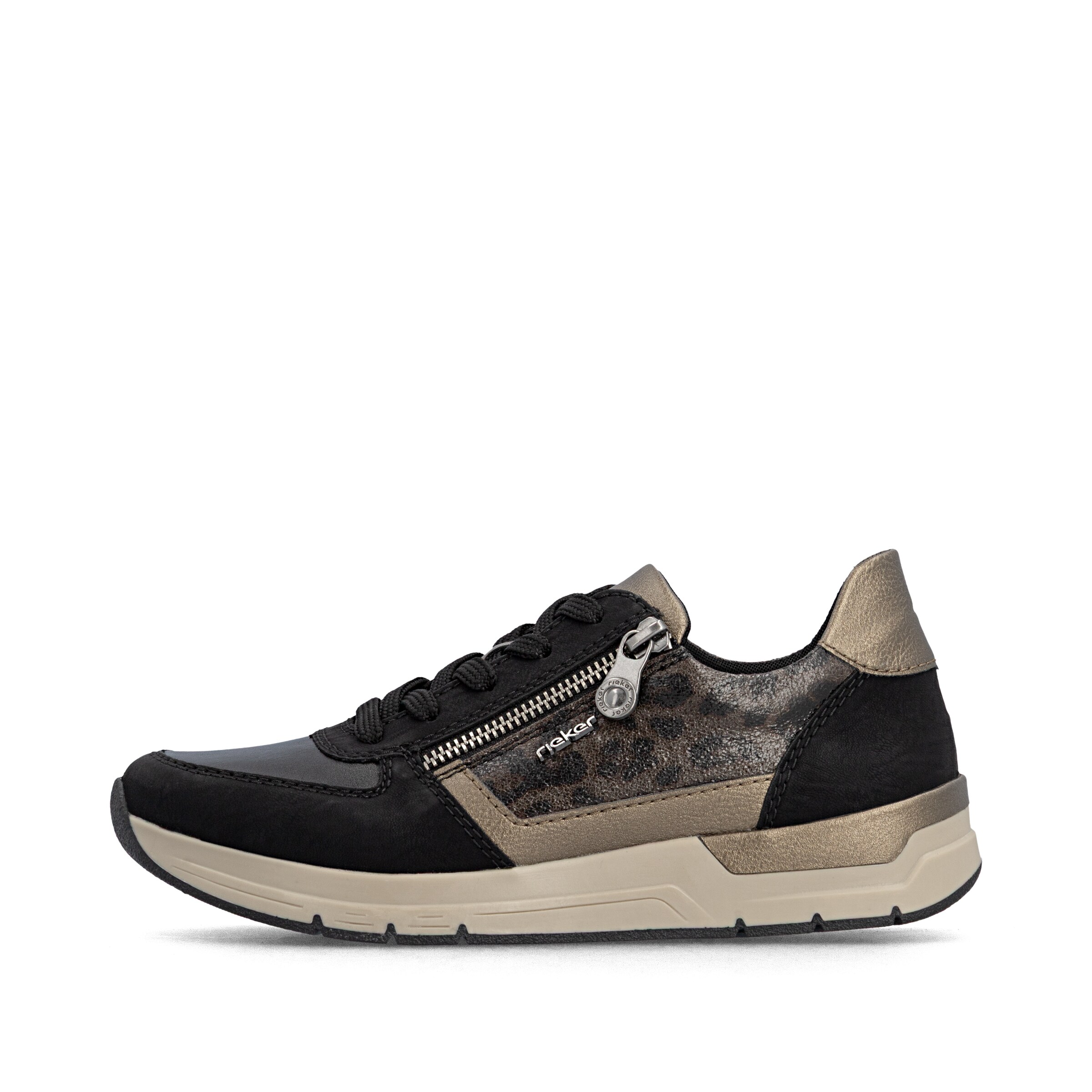 Baskets basses Rieker en noir