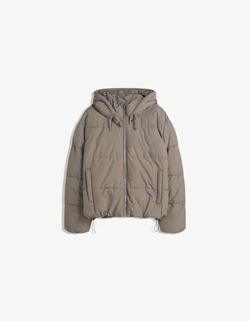 Bershka Between-season jacket in Beige: front