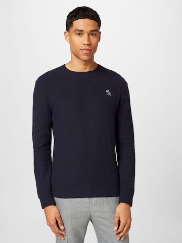 Abercrombie & Fitch Trui in Blauw: voorkant