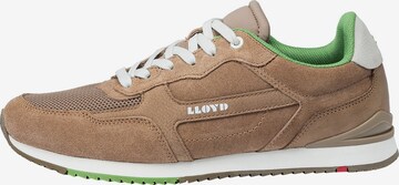 LLOYD Låg sneaker 'EGILIO' i brun: framsida