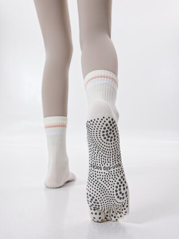 Millo Athletic Socks 'Freedome Yoga' in Blue