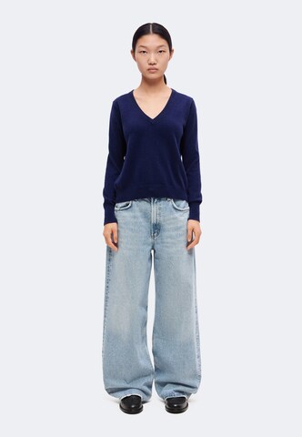 Pull-over 'Classic' Pure Cashmere NYC en bleu
