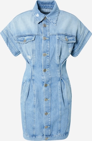 Robe Dondup en bleu : devant