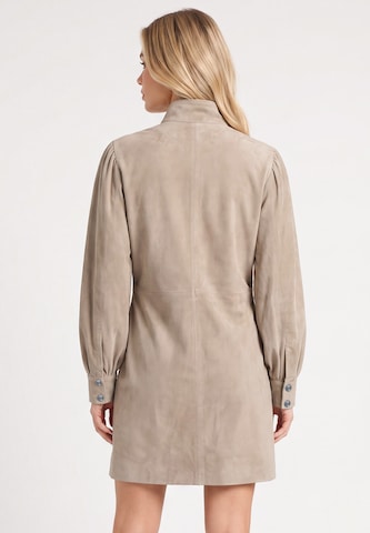 DreiMaster PREMIUM Kleid in Beige