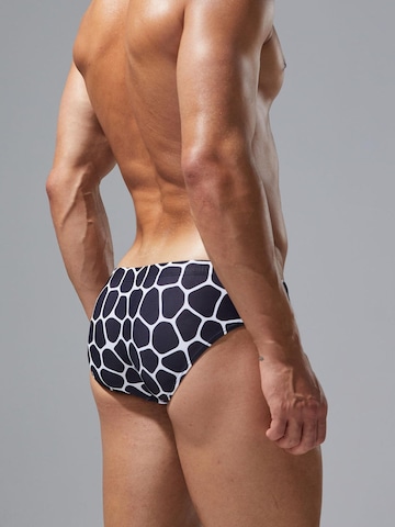 SEOBEAN Swim Trunks in Black