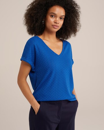 WE Fashion Shirt in Blue: front