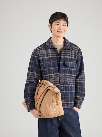 Abercrombie & Fitch - Chaqueta de entretiempo en azul: frente