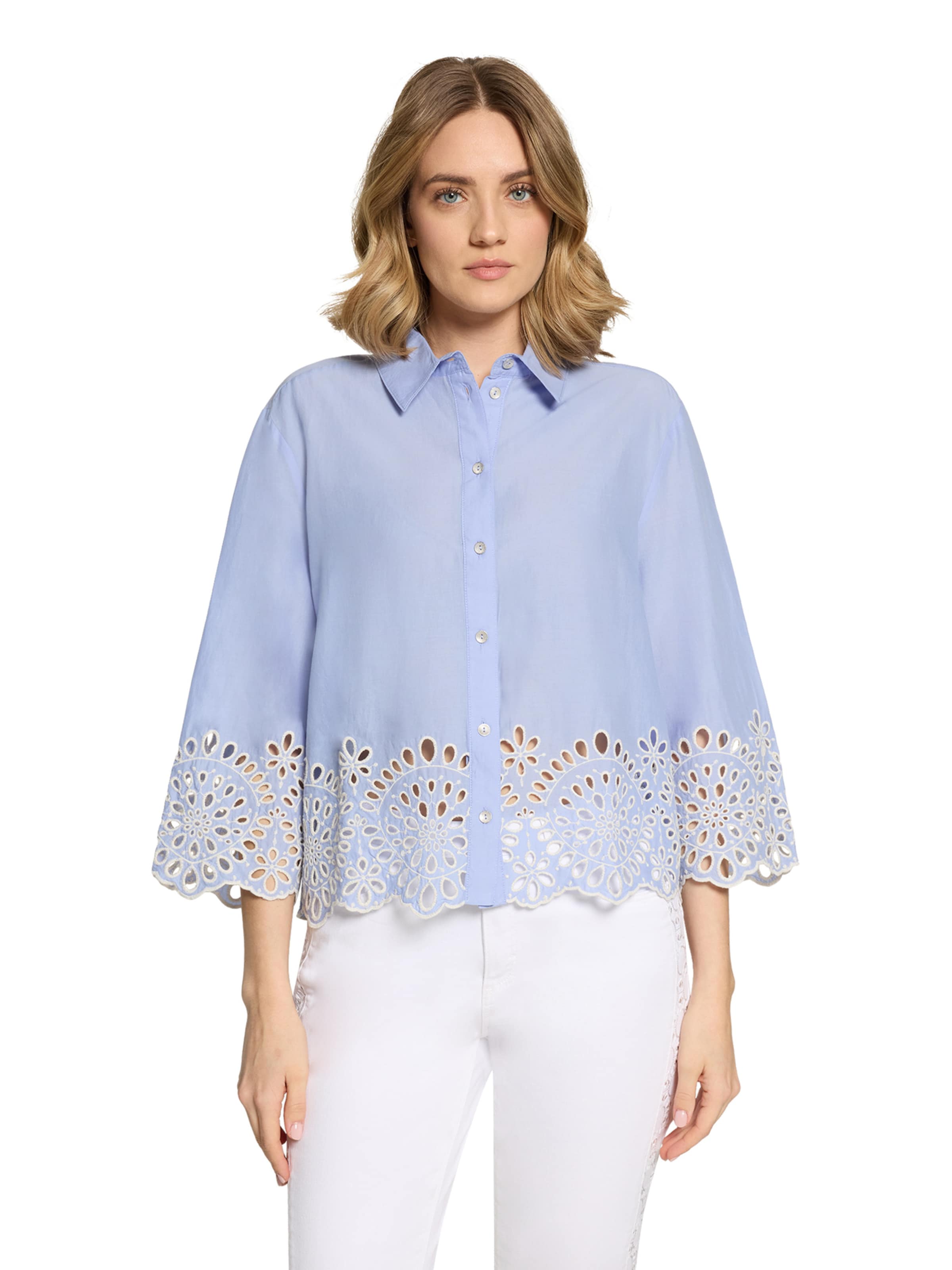 Camicia da donna di Cartoon in blu: frontale