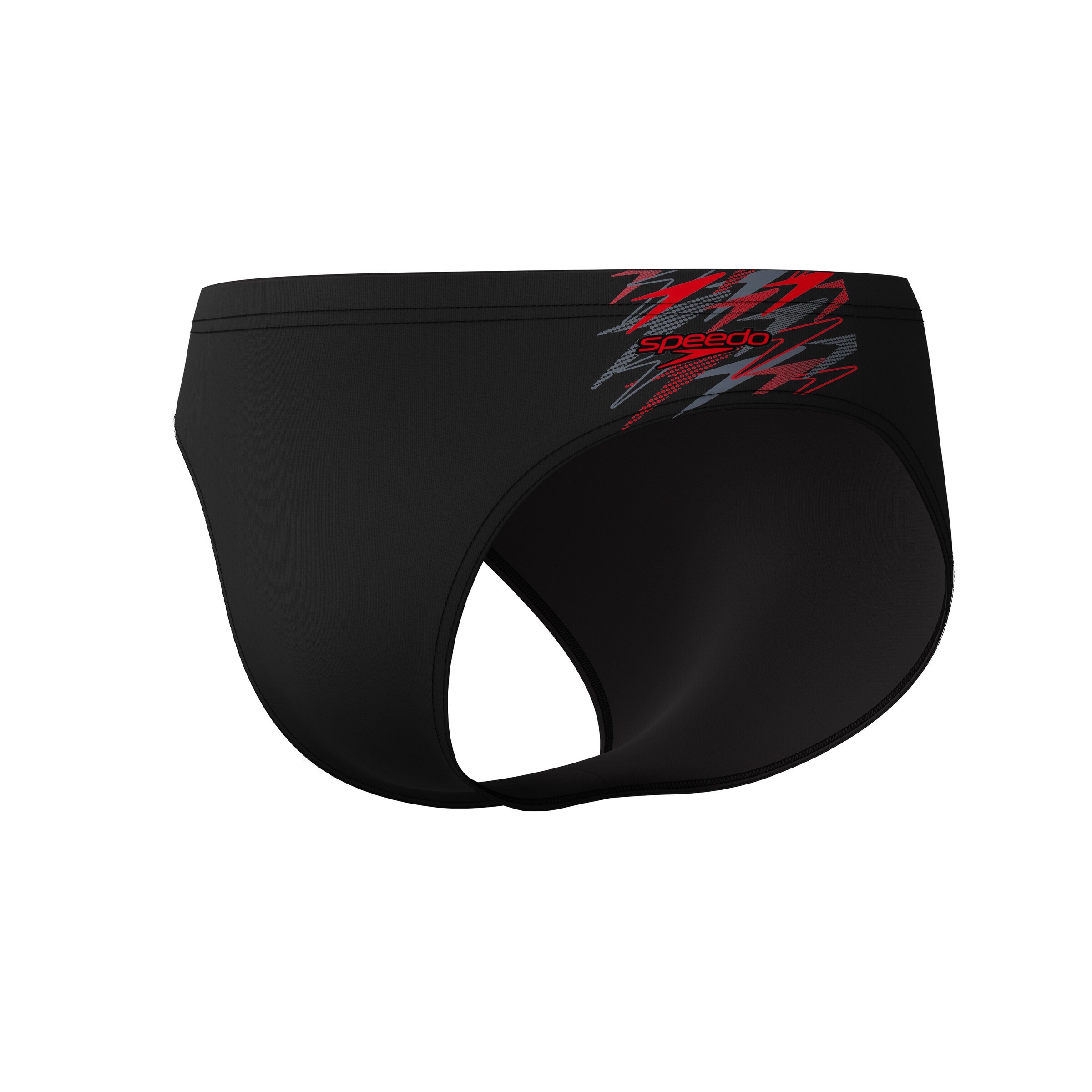 SPEEDO Athletic Swim Trunks in Black