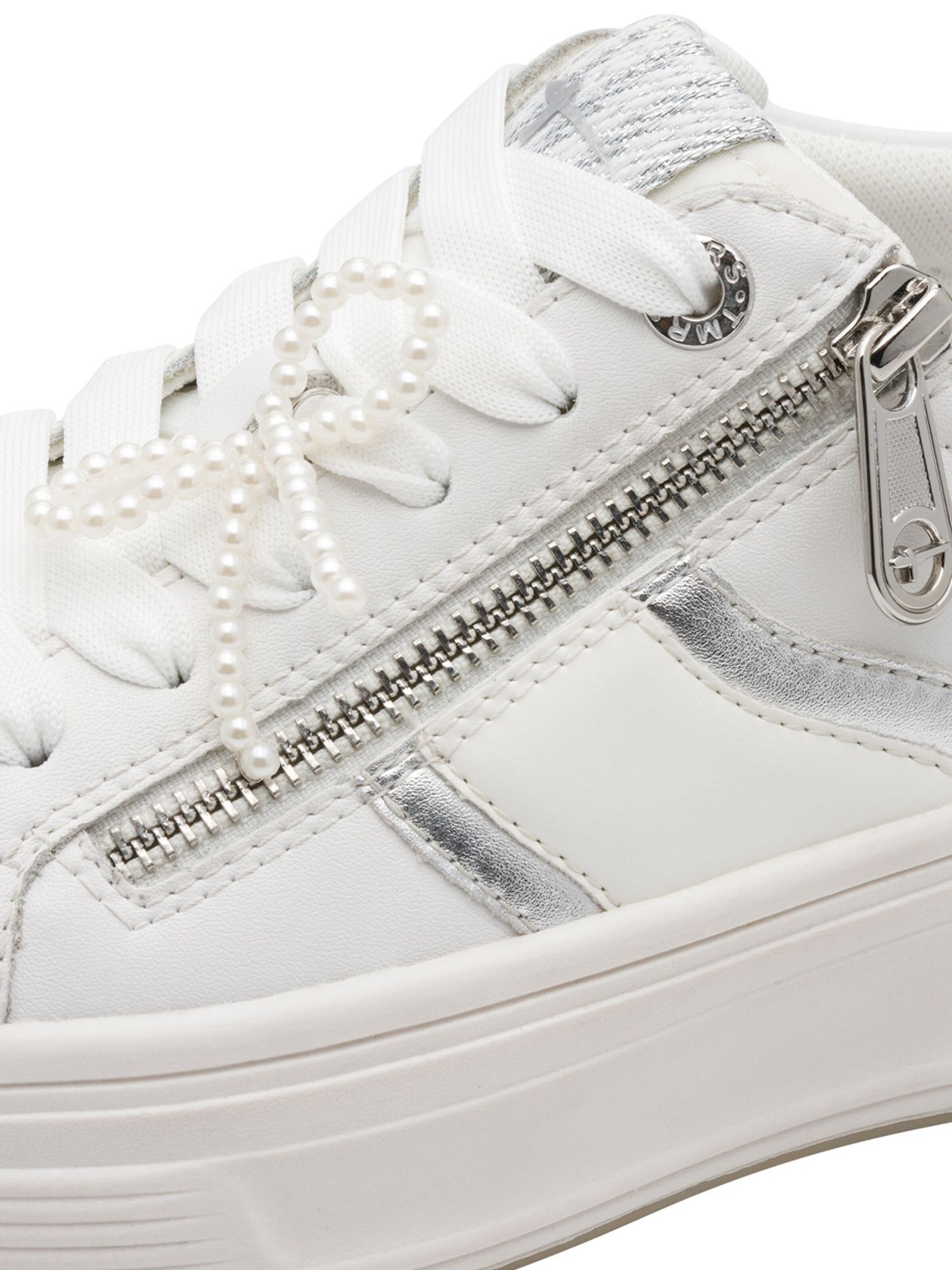 Tamaris Platform trainers in White