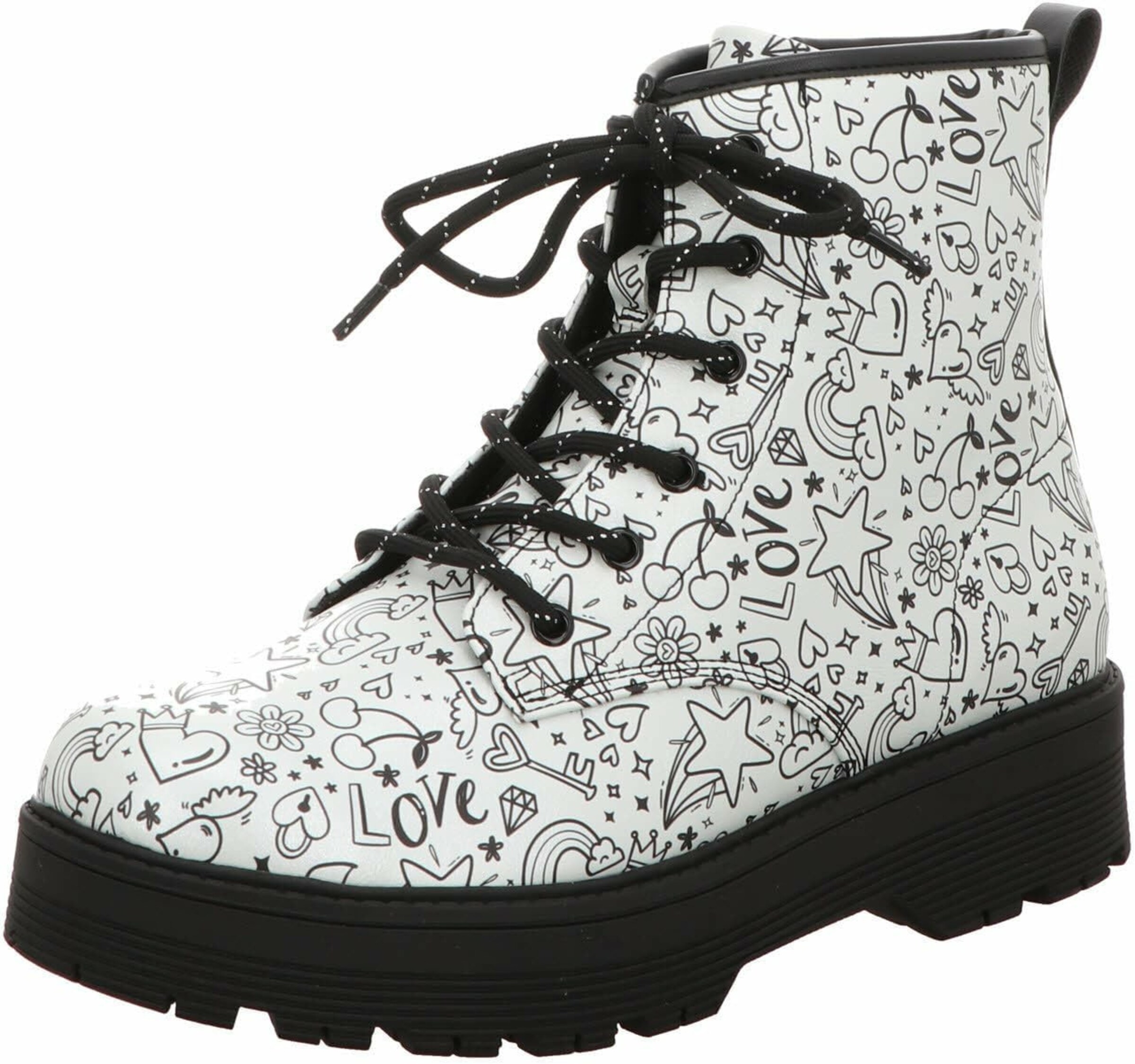 SKECHERS Laarzen in Wit: voorkant