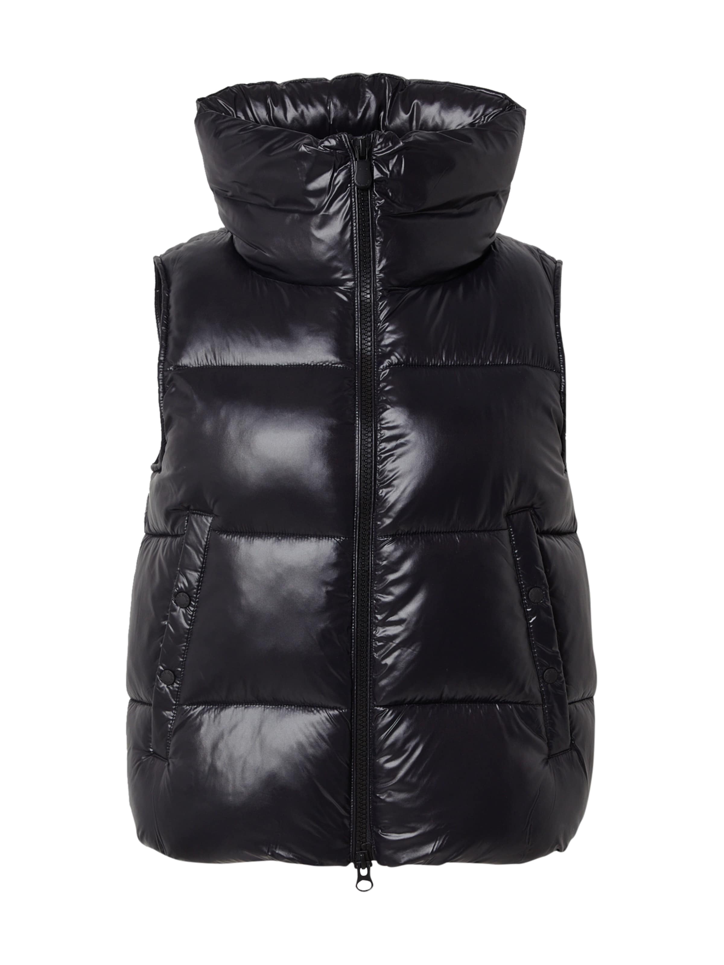 SAVE THE DUCK Vesta 'AMA' – černá: přední strana