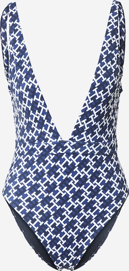 Tommy Hilfiger Underwear Maillot de bain en bleu / bleu marine / blanc, Vue avec produit