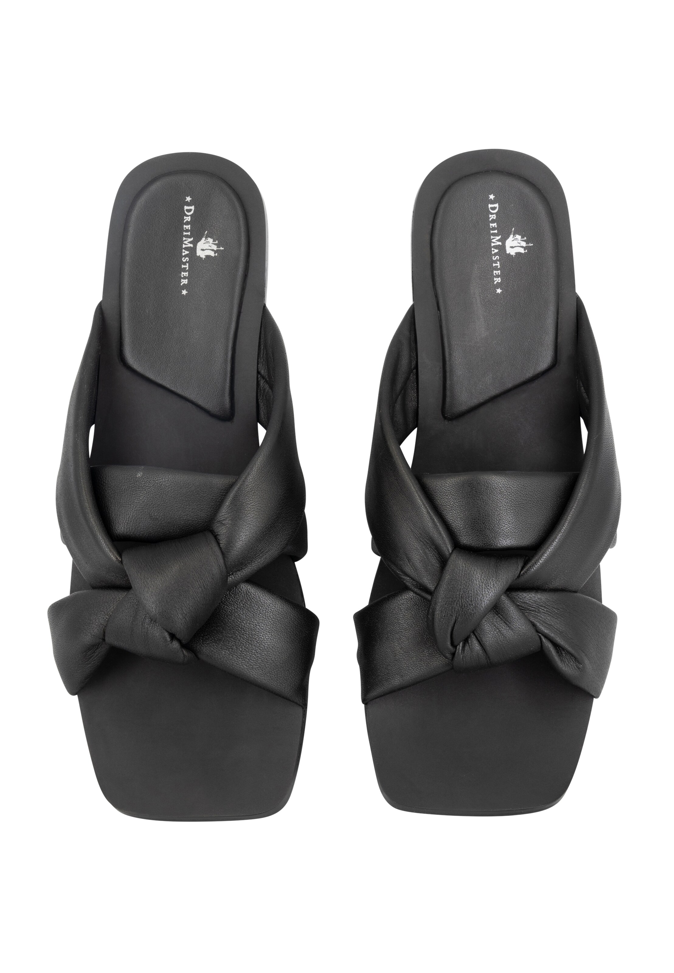 DreiMaster Vintage Muiltjes in Zwart