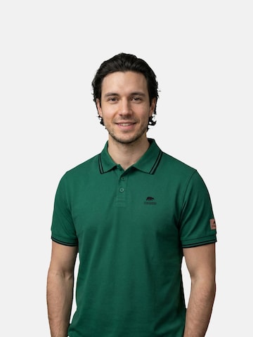 FORSBERG Shirt 'formstabiles Poloshirt' in Green: front