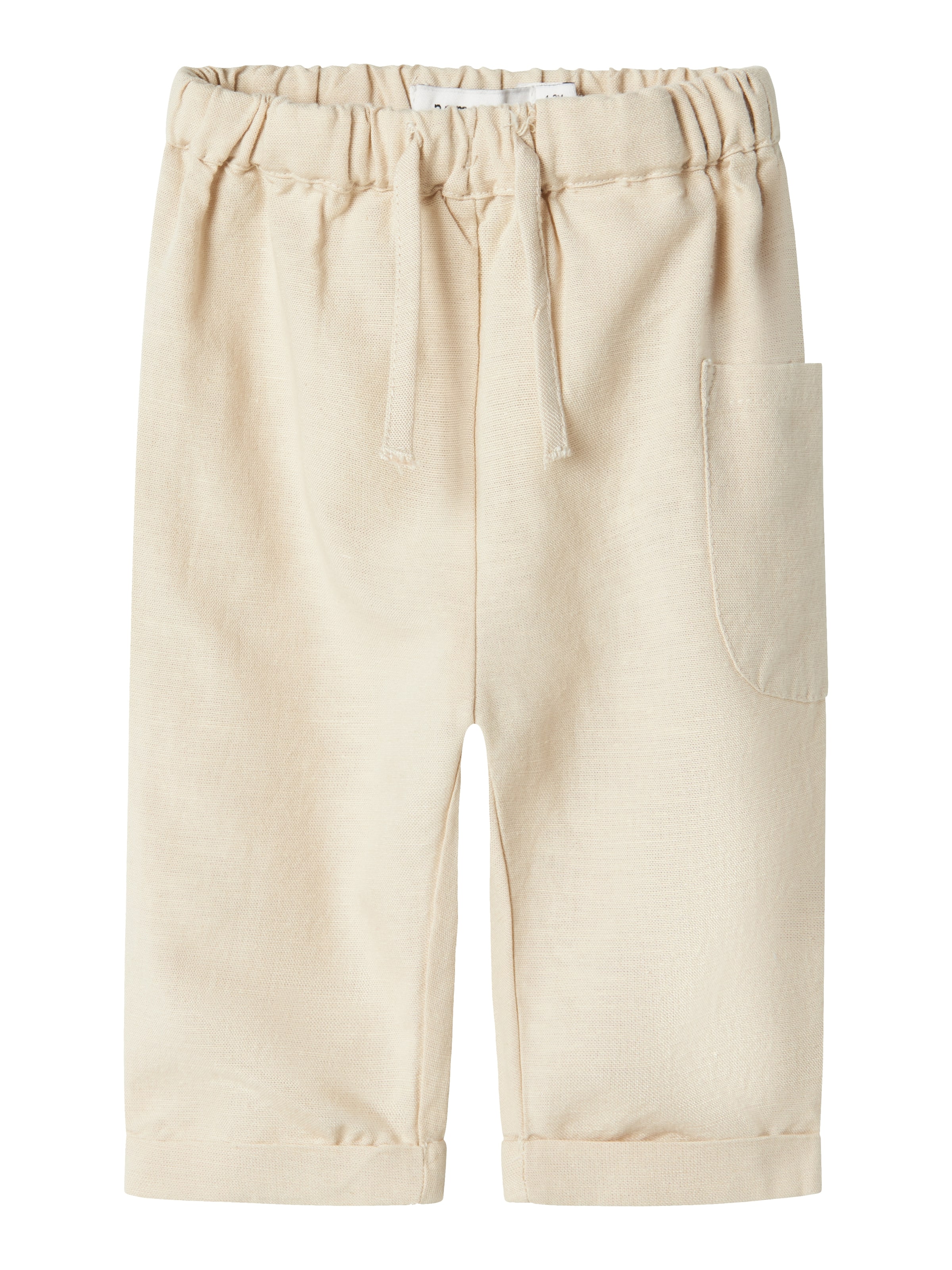 NAME IT Loose fit Trousers 'NBMFaher' in Beige: front