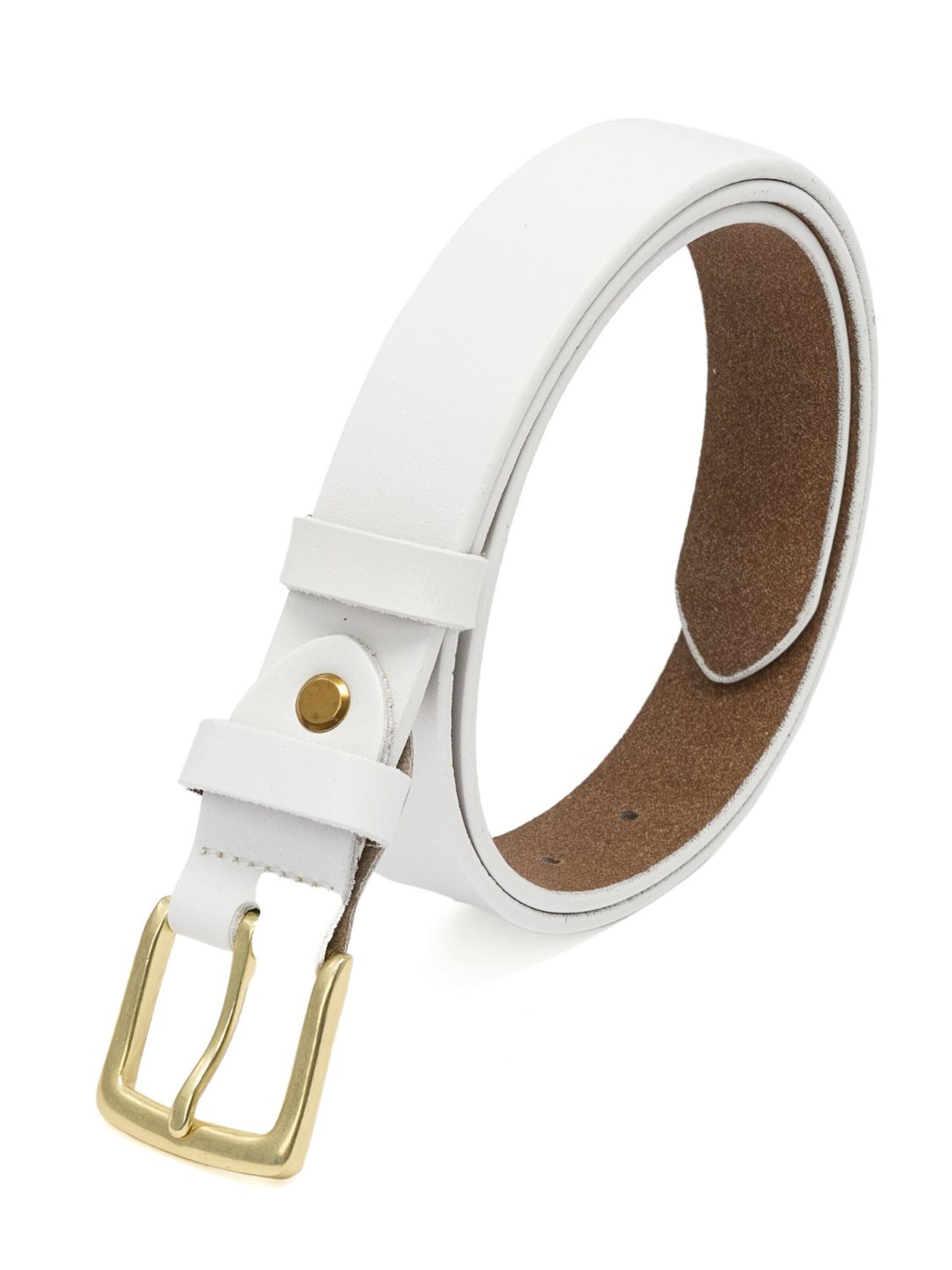 Cintura 'GENUINE' di jolar in bianco
