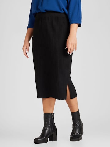 ABOUT YOU Curvy Skirt 'Ronja' in Black: front