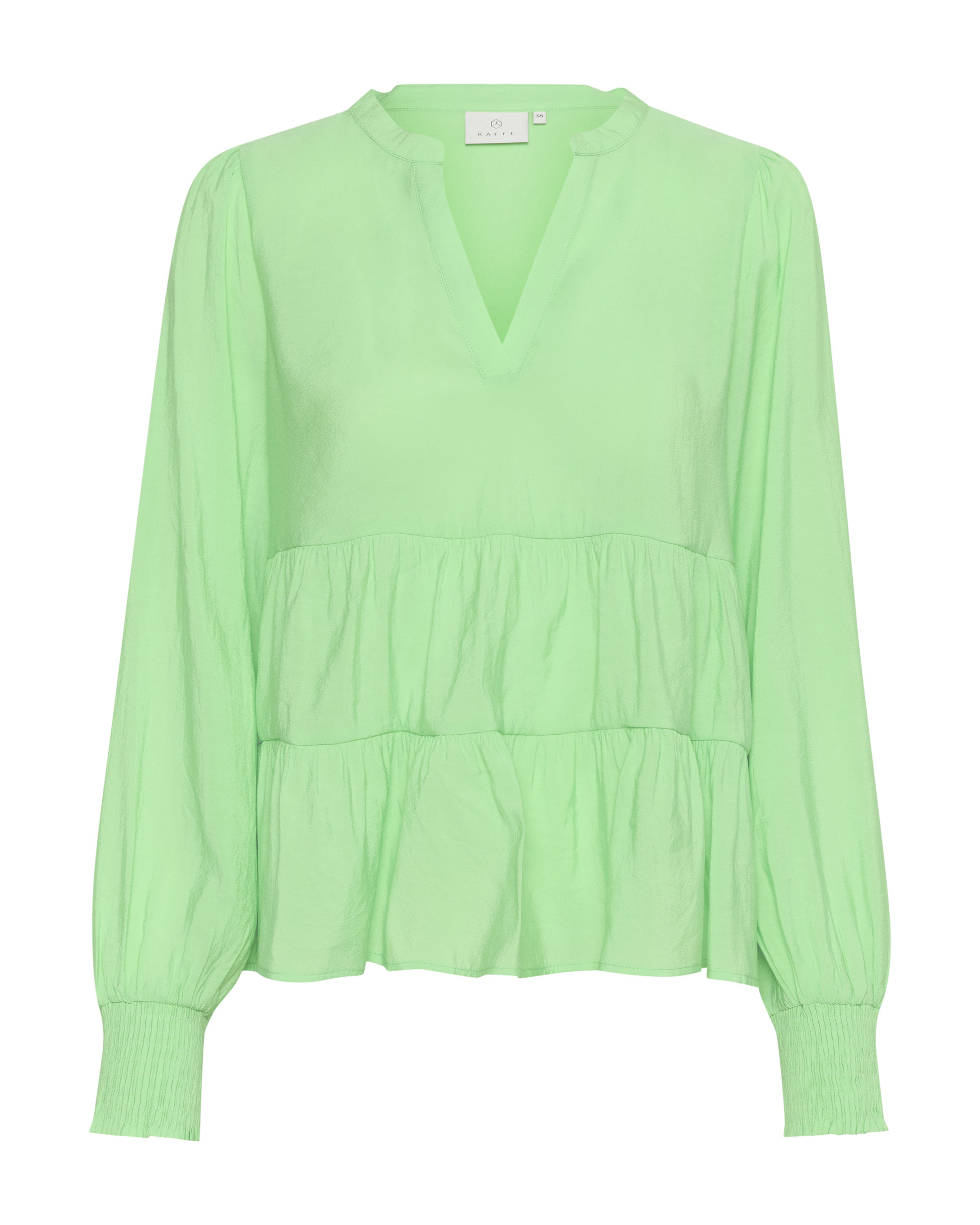Kaffe Blouse 'Mira' in Groen: voorkant