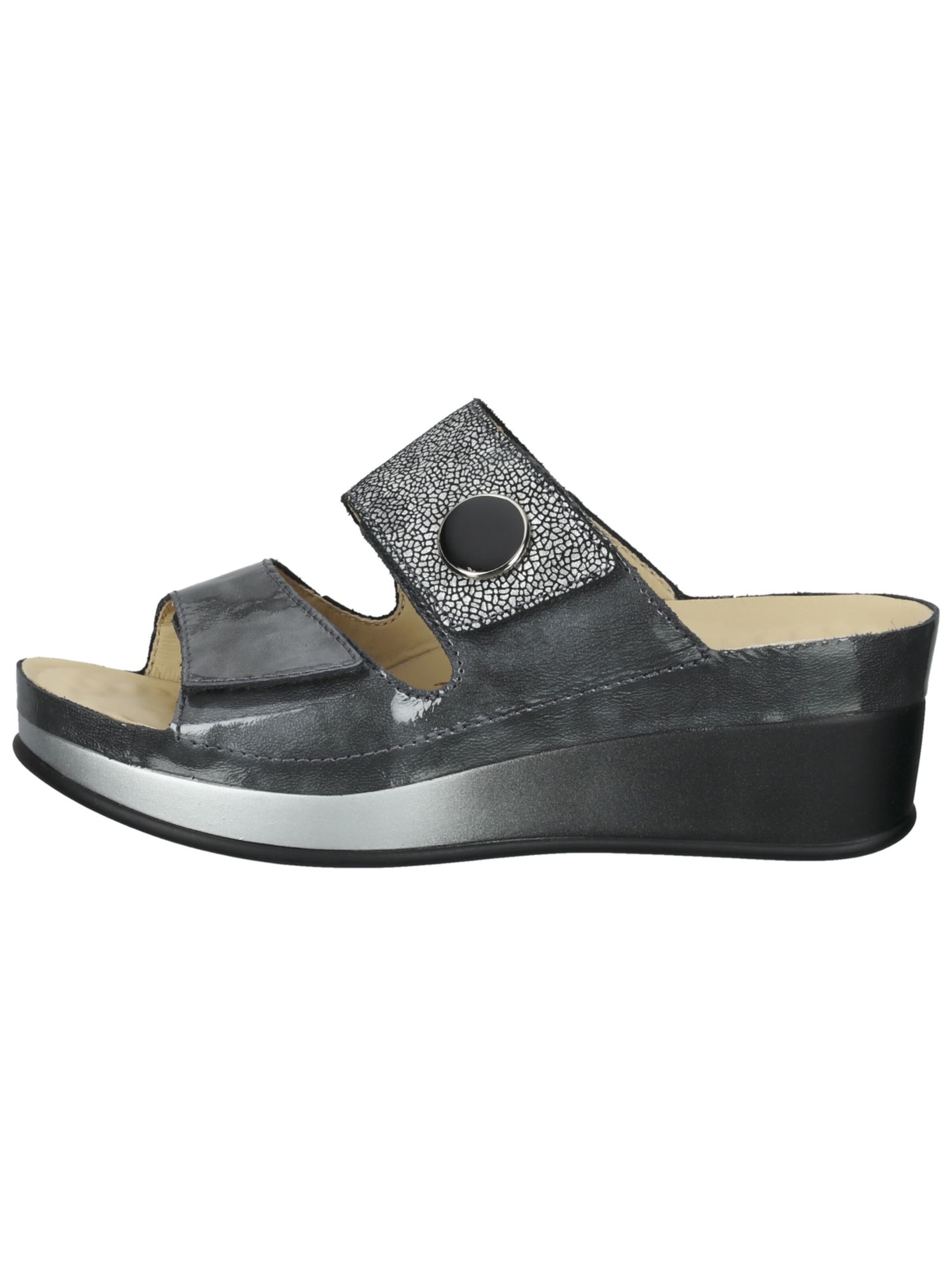vital Mules in Grey: front