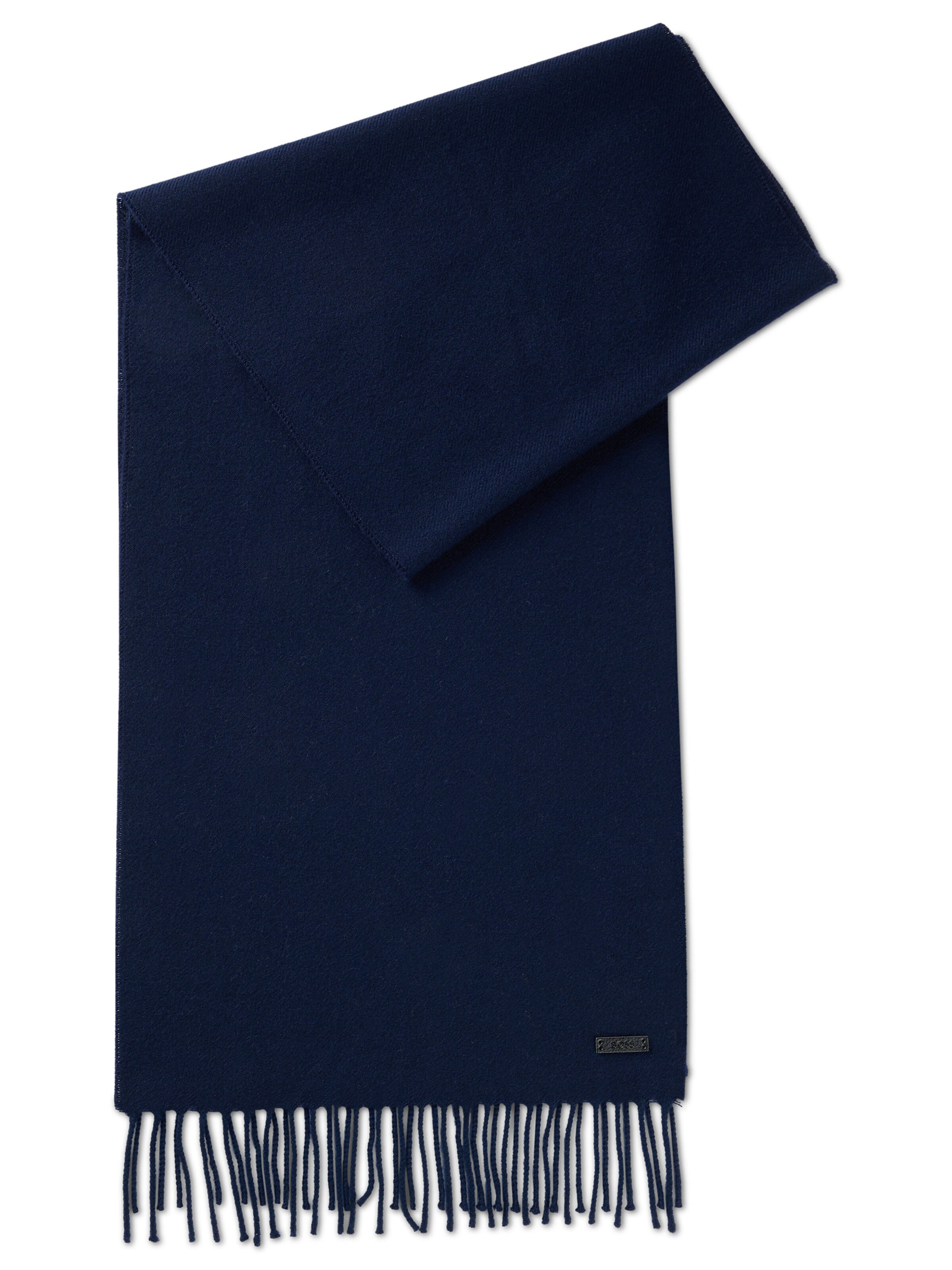 BOSS Schal 'Naster' in Blau: Vorderseite