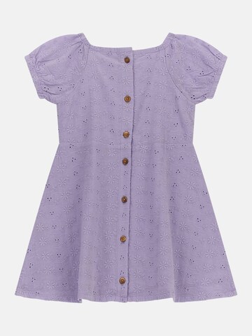 GUESS Dress 'Broderie Anglaise' in Purple