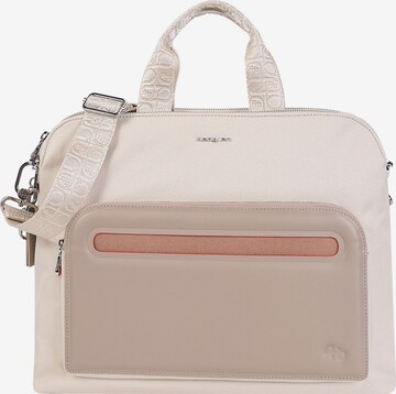 Hedgren Document Bag 'Fika' in Beige: front