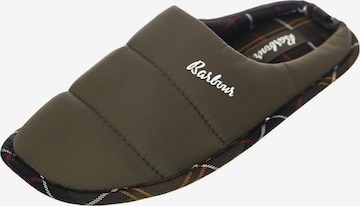 Barbour Sandały 'Unisex Scottie Olive Slippers' w kolorze brązowy: przód