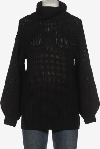 NA-KD Sweater & Cardigan in S in Black: front