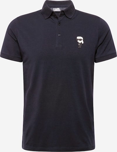 Karl Lagerfeld T-Shirt en bleu marine / blanc, Vue avec produit