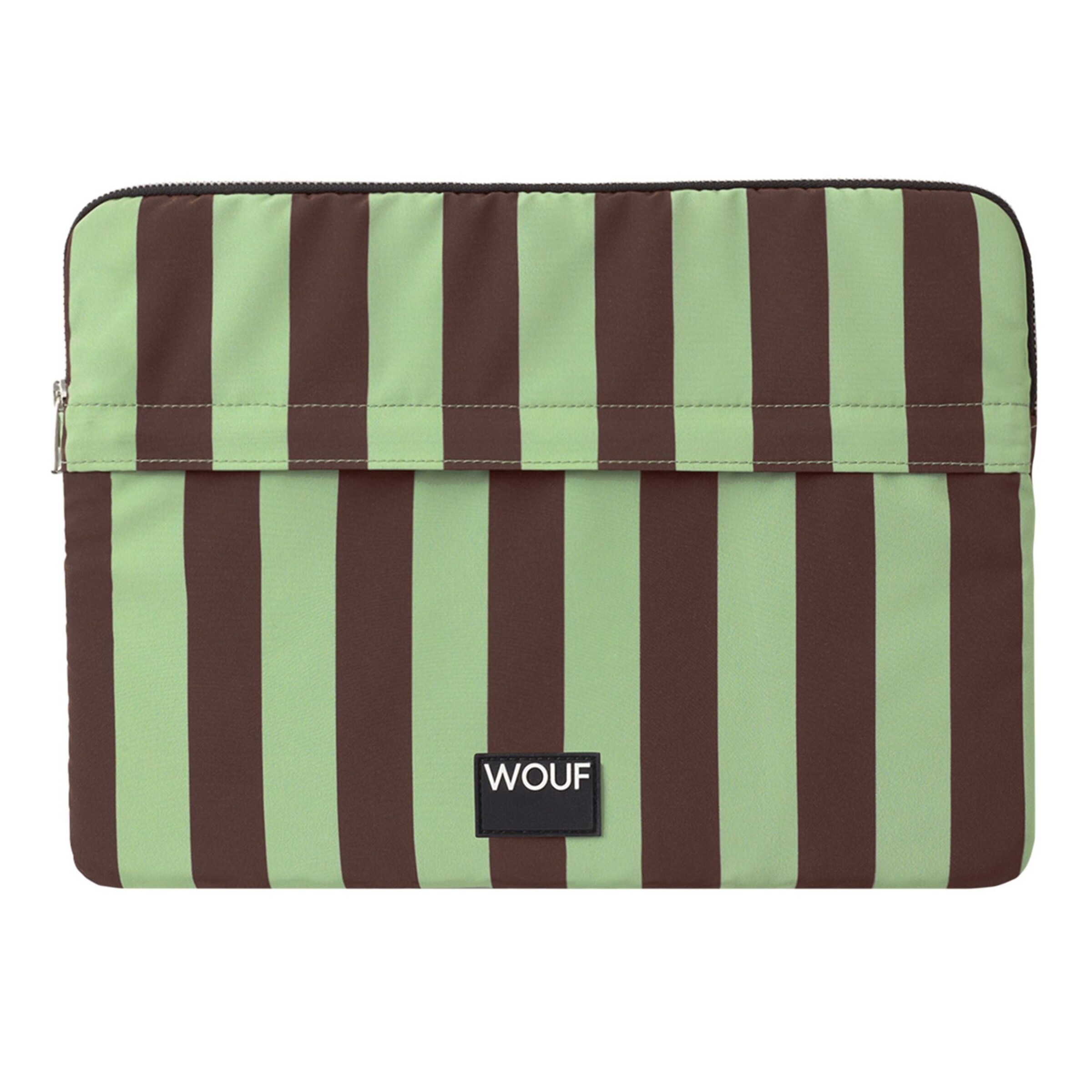 Wouf Laptoptas in Bruin: voorkant