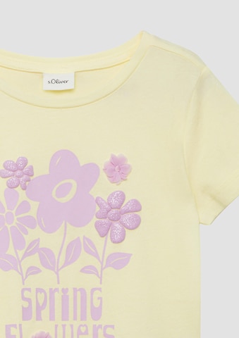 T-Shirt s.Oliver en jaune