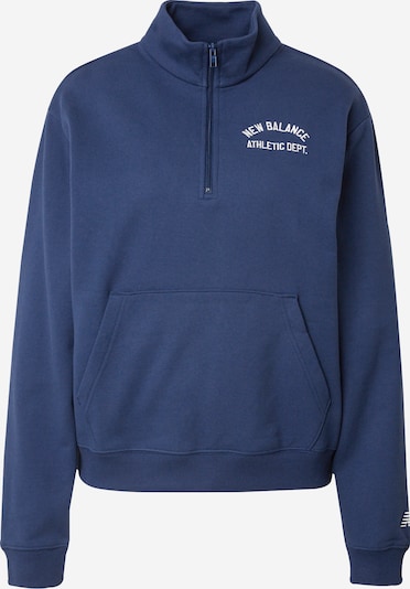 new balance Sweatshirt 'Greatest Hit' em navy / branco, Vista do produto