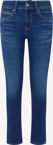 Coupe slim Jean 'Brooke' Pepe Jeans en bleu : devant