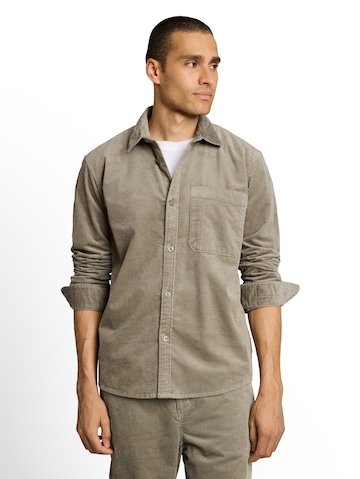 TOM TAILOR DENIM Regular fit Overhemd in Groen: voorkant