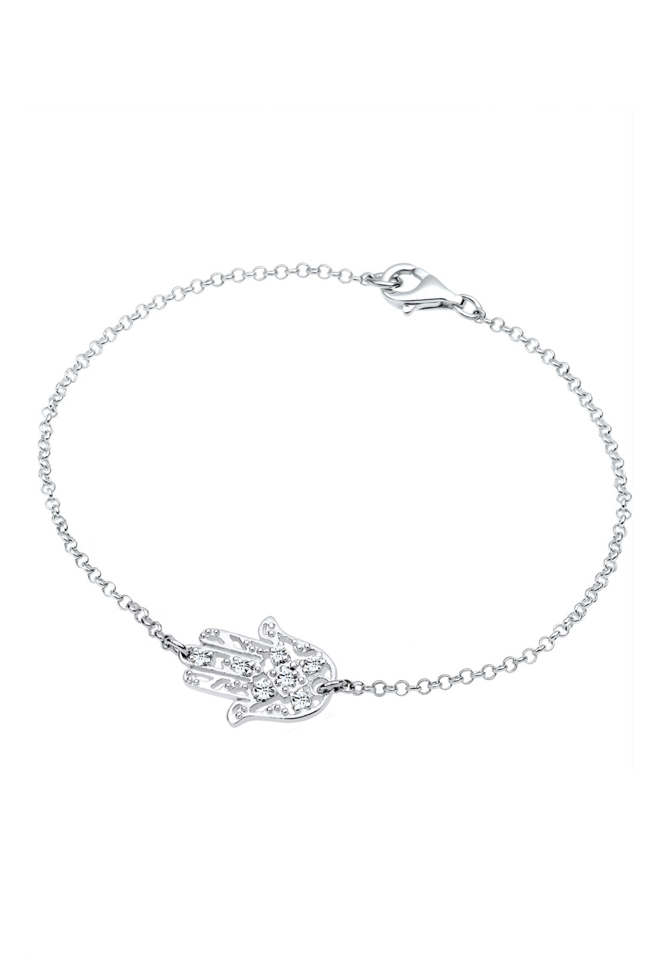 ELLI Armband 'Hand Fatima' in Silber