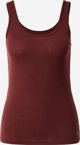 ICEBREAKER Performance Shirt in Red: front