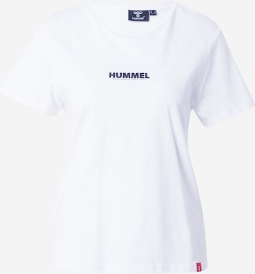 Hummel Majica 'Legacy' | bela barva: sprednja stran