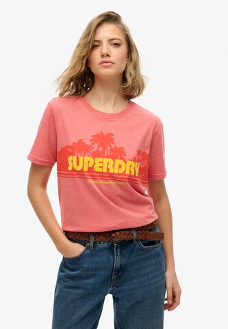 Superdry Shirt in Rood: voorkant