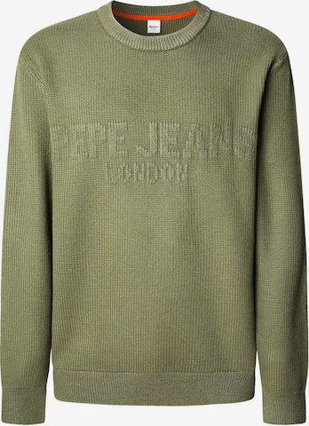 Pull-over 'Phineas' Pepe Jeans en vert : devant