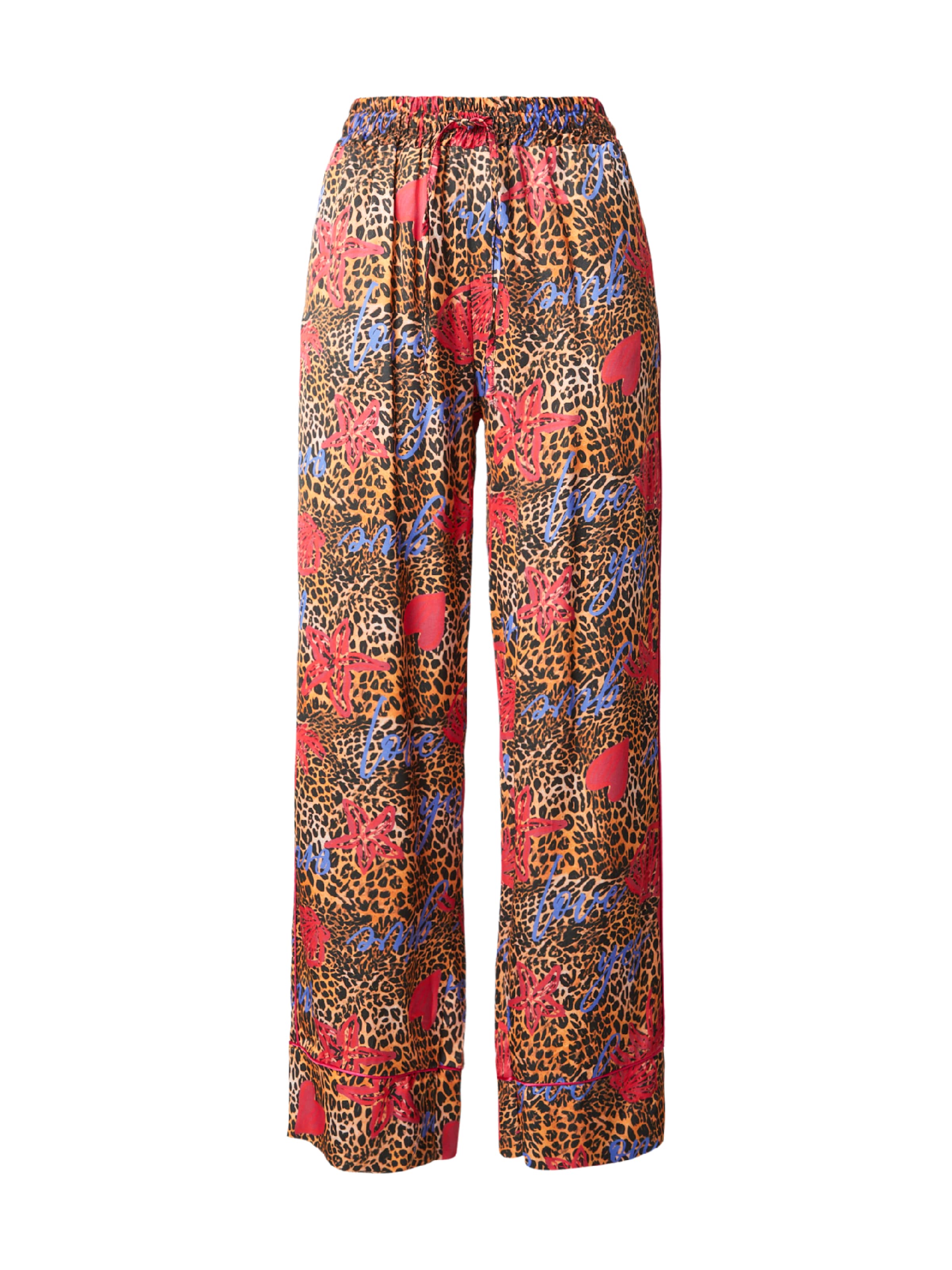 Wide leg Pantaloni 'Hot Leo' di miss goodlife in marrone: frontale