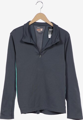 PUMA Sweatshirt & Zip-Up Hoodie in M in Grey: front