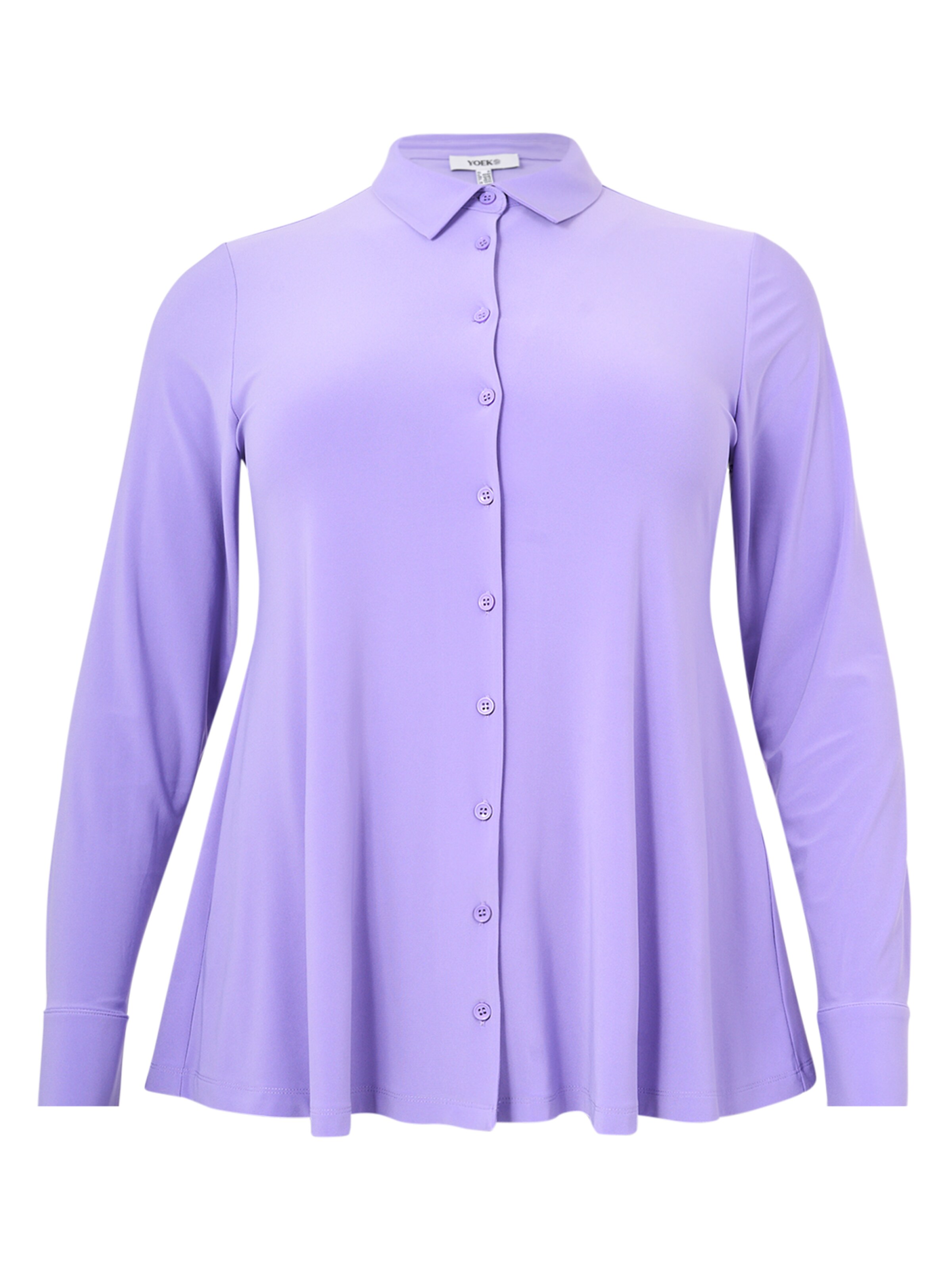 YOEK Blouse in Lila: voorkant