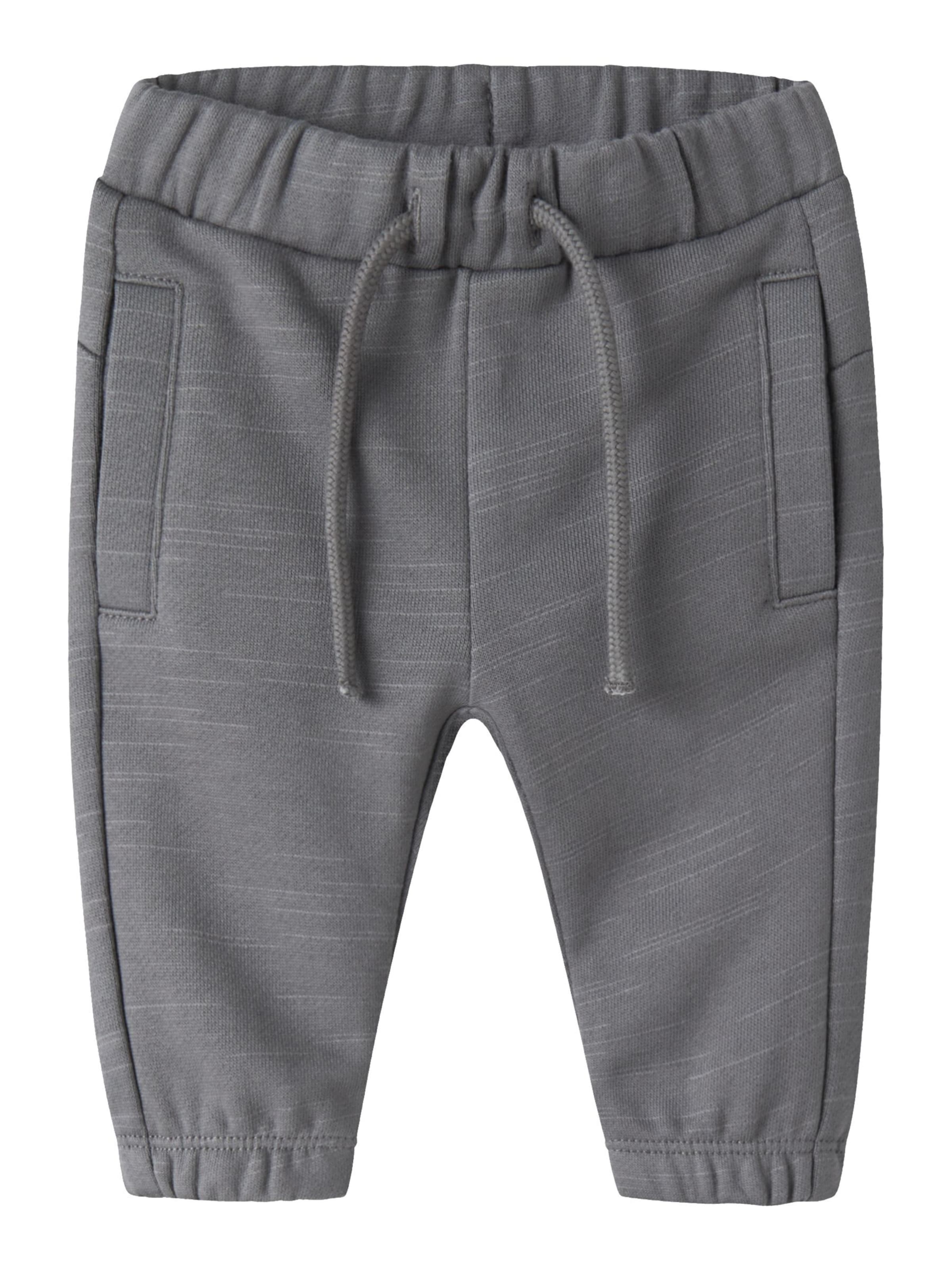 Lil'Atelier Tapered Hose in Grau: Vorderseite