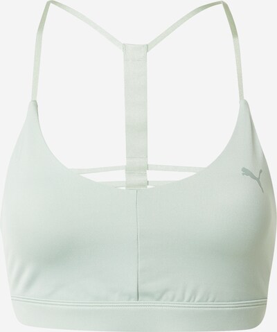 Sutien sport PUMA pe gri / verde mentă, Vizualizare produs