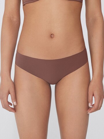 Tezenis Thong in Brown: front