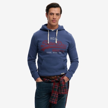 Superdry & Co Sweatshirt in Blue: front